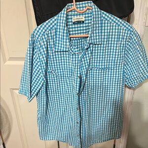 Men’s Magellan outdoors short sleeve button down shirt. Size XL.  100% cotton.
